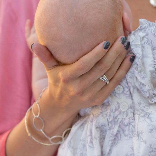 Mothers Ring Stamped with Names